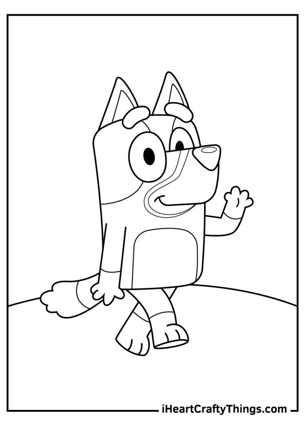 Bluey Coloring Book Coloring Pages