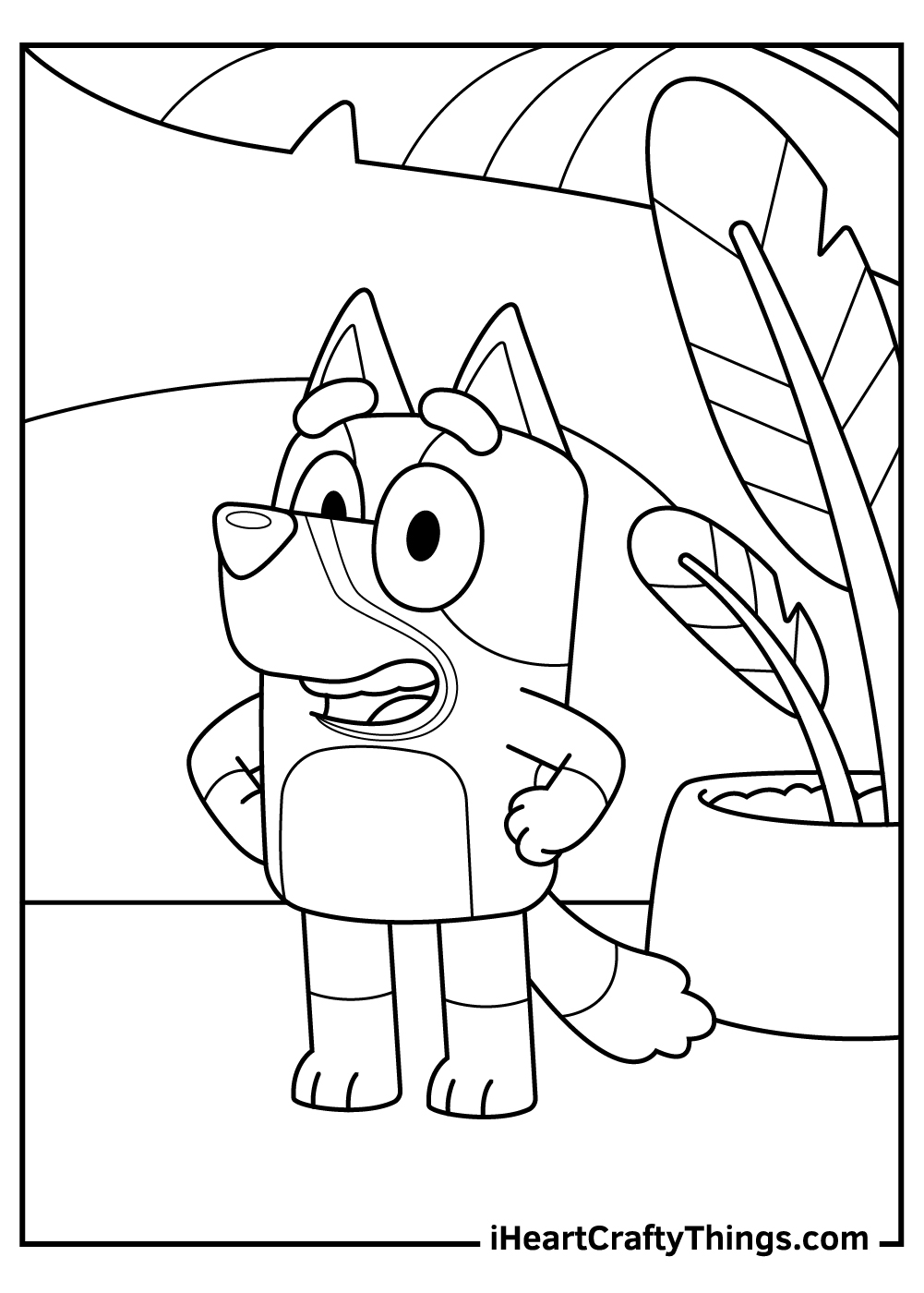 bluey coloring pages free download