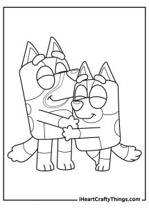 All New Bluey Coloring Pages 2024 (100% Free Printables)