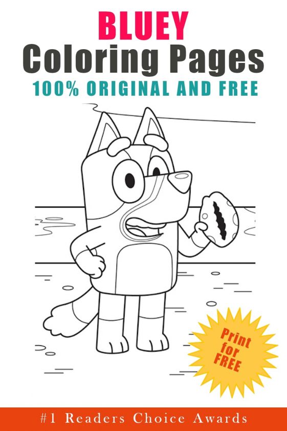 Bluey Coloring Pages (Updated 2022)