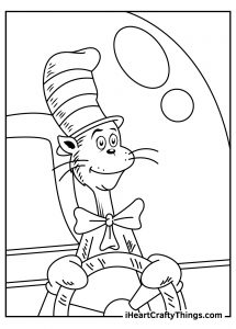 Cat In The Hat Coloring Pages (100% Free Printables)