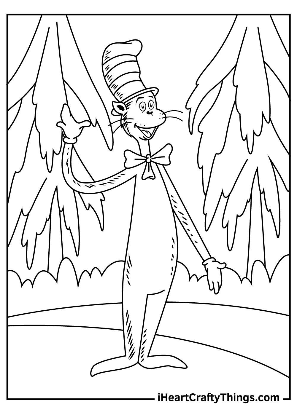 Printable Cat In The Hat Coloring Pages (Updated 2021)