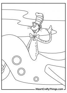 Cat In The Hat Coloring Pages (100% Free Printables)