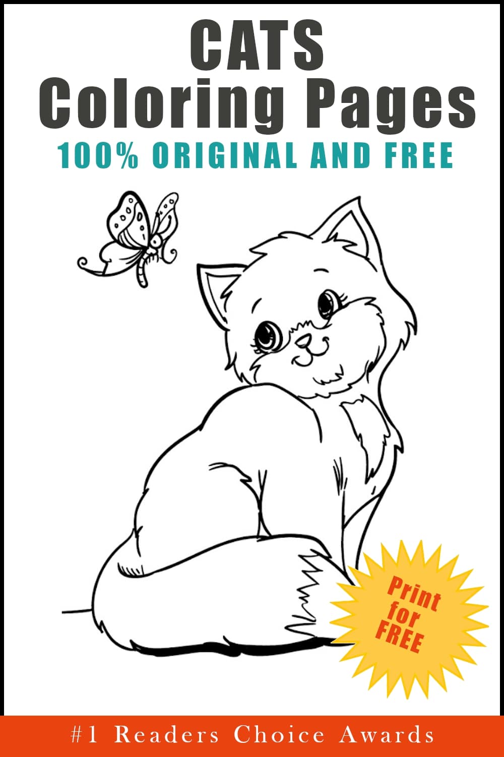 dog and cat coloring page