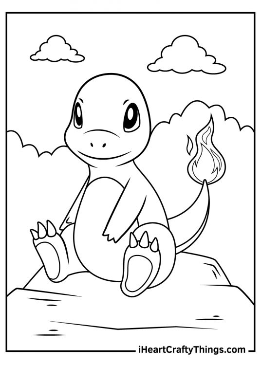 Charmander Coloring Pages (30 Free PDF Printables For Kids)