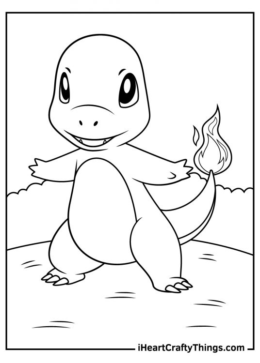 Charmander Coloring Pages (21 Free PDF Printables For Kids)