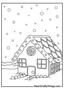 Christmas Gingerbread Coloring Pages (100% Free Printables)