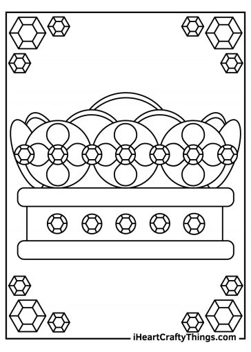 15 Crown Coloring Pages (100% Free Printables)