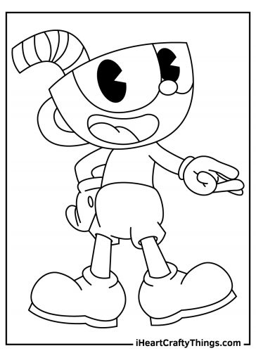 Cuphead Coloring Pages (100% Free Printables)