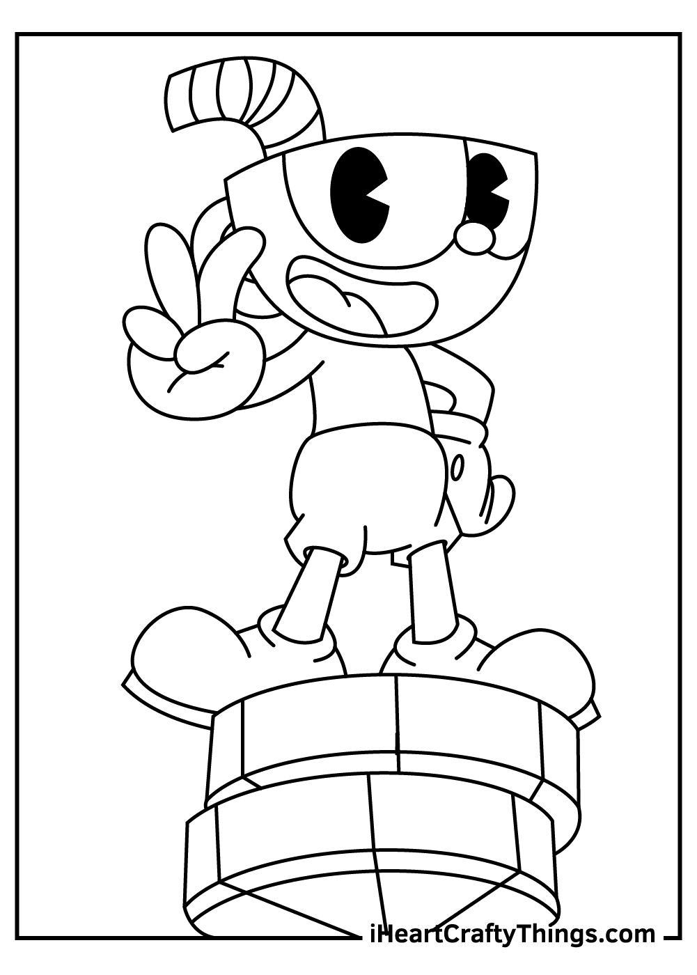 Personagem Cuphead Para Colorir Imprimir E Desenhar Colorirme Images And Photos Finder