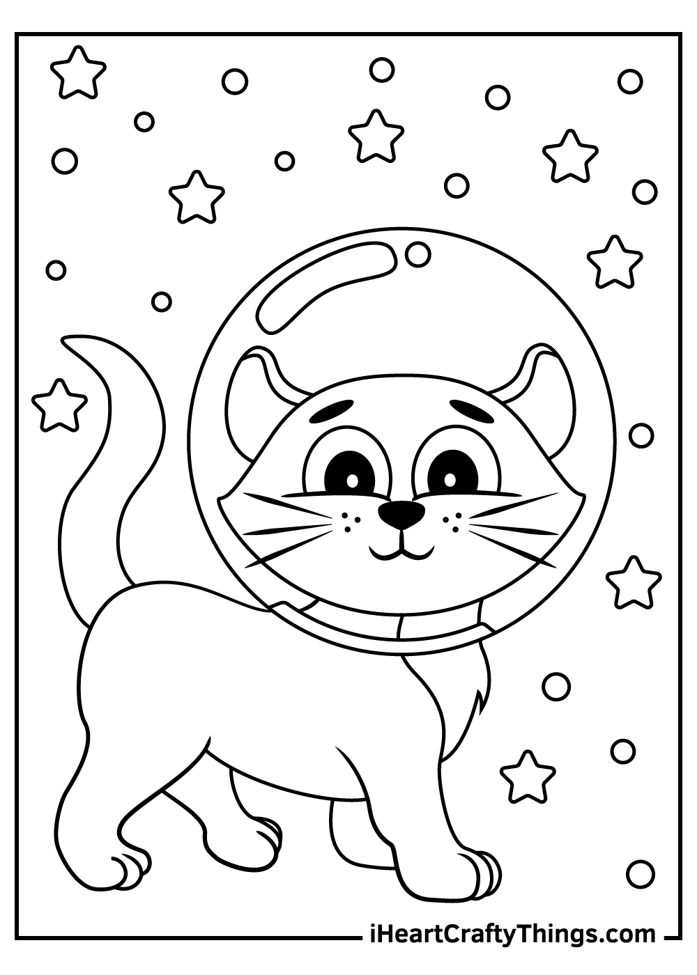 cute kitten coloring pages for free