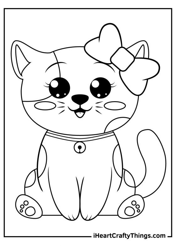 25 Cute Kitten Coloring Pages (100% Free Printables)