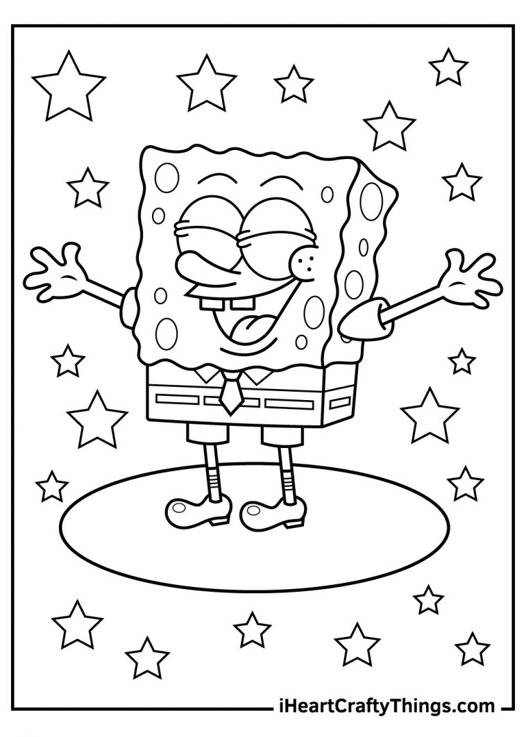 Spongebob Coloring Book: Super Jumbo Coloring Books for Kids (Best