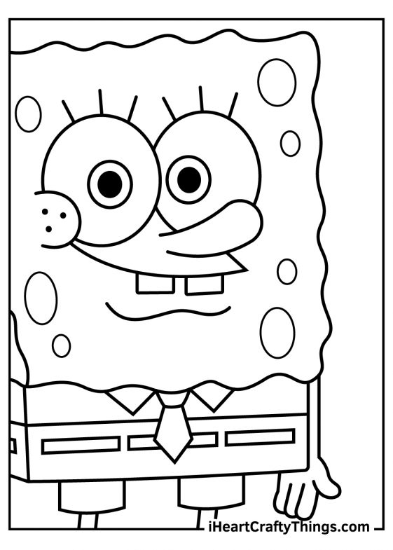 Cute Spongebob Coloring Pages (Updated 2022)