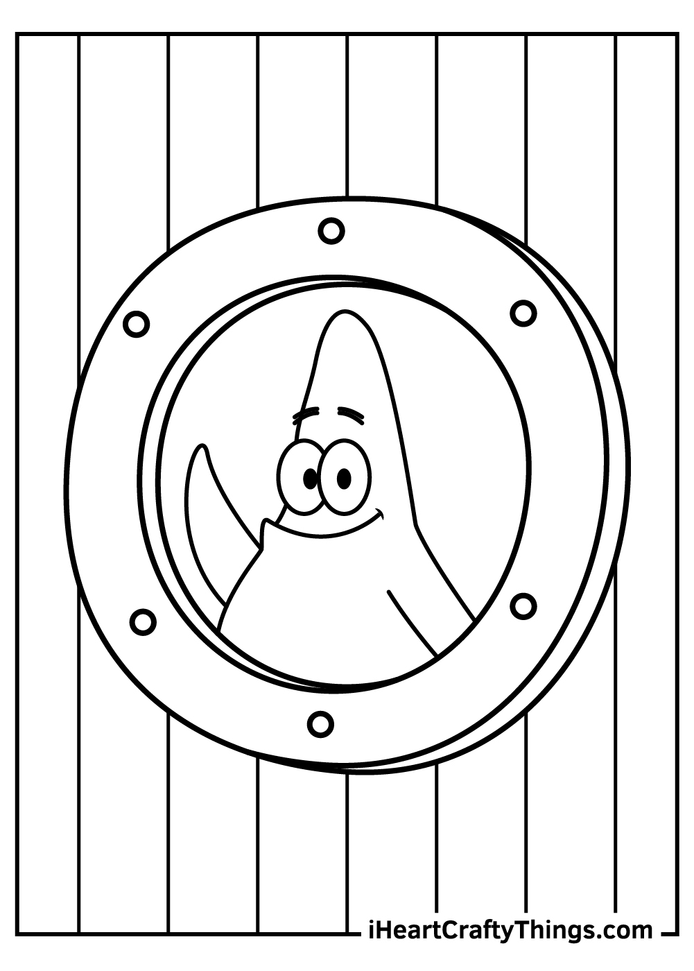 patrick star from spongebob coloring pages