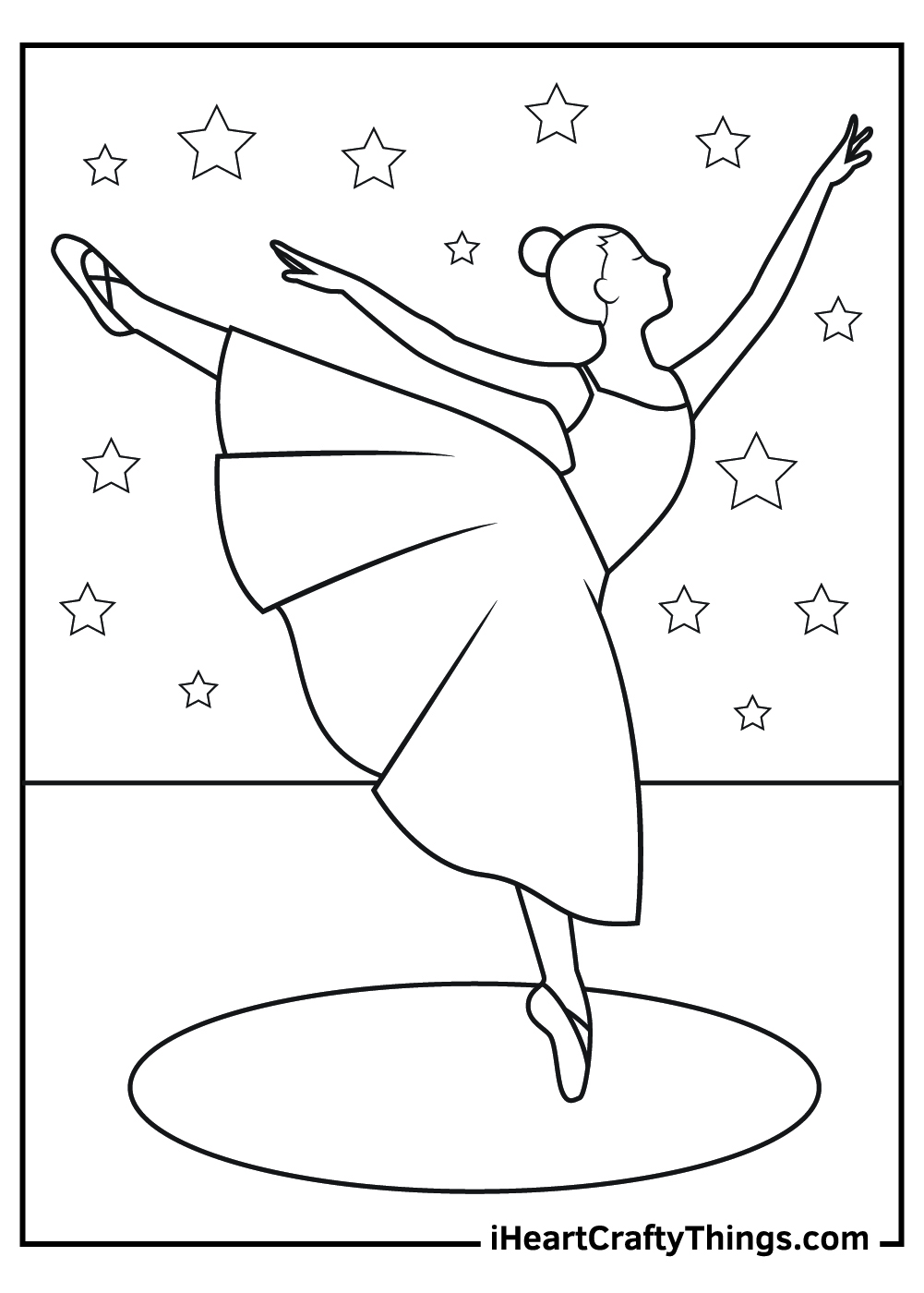 ballet dance coloring pages