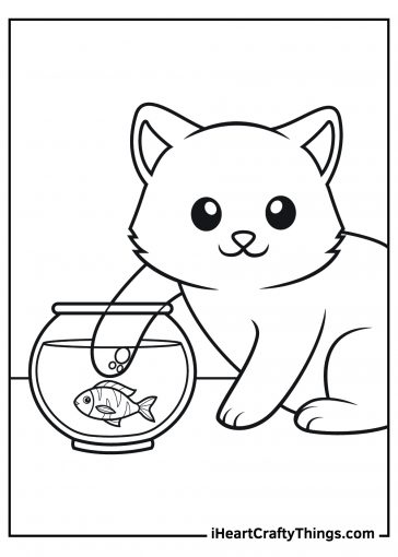 Dog And Cat Coloring Pages (100% Free Printables)