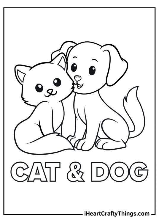 dog-and-cat-coloring-pages-100-free-printables