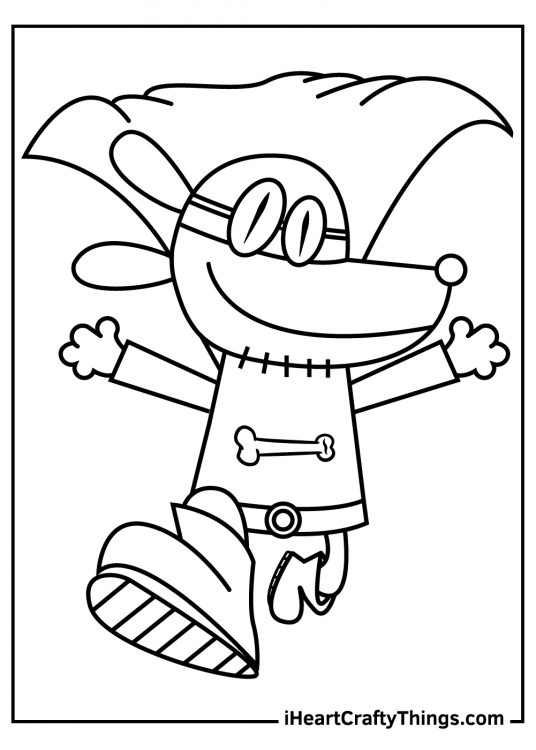 Dog Man Coloring Pages (100 Free Printables)