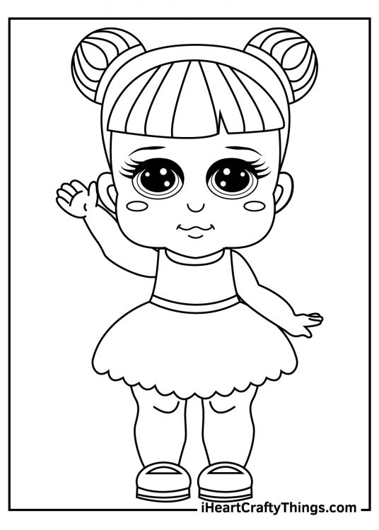 Dolls Coloring Pages (100% Free Printables)