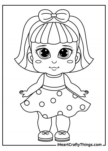 15 Dolls Coloring Pages (100% Free Printables)