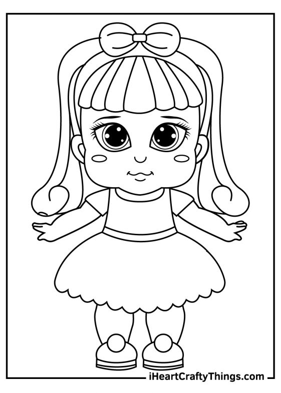 Dolls Coloring Pages Updated 2022