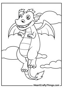 All New Dragon Coloring Pages 2024 (100% Free Printables)