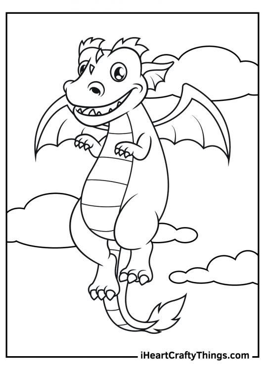 Dragon Coloring Pages (100% Free Printables)