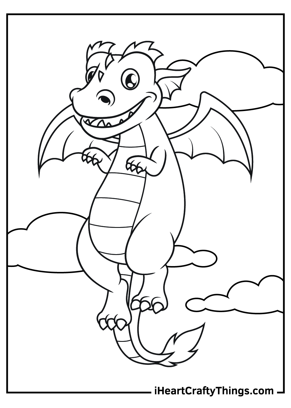 realistic water dragon coloring pages