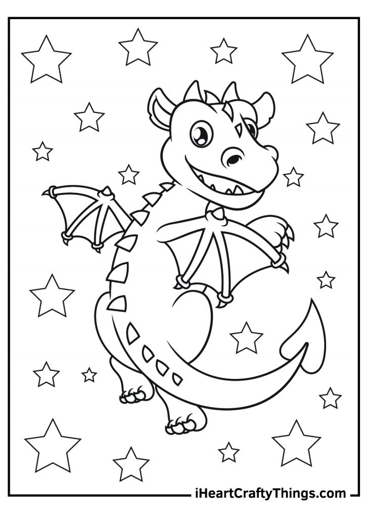 58 Dragon Coloring Pages (Printable Free PDFs For Kids)