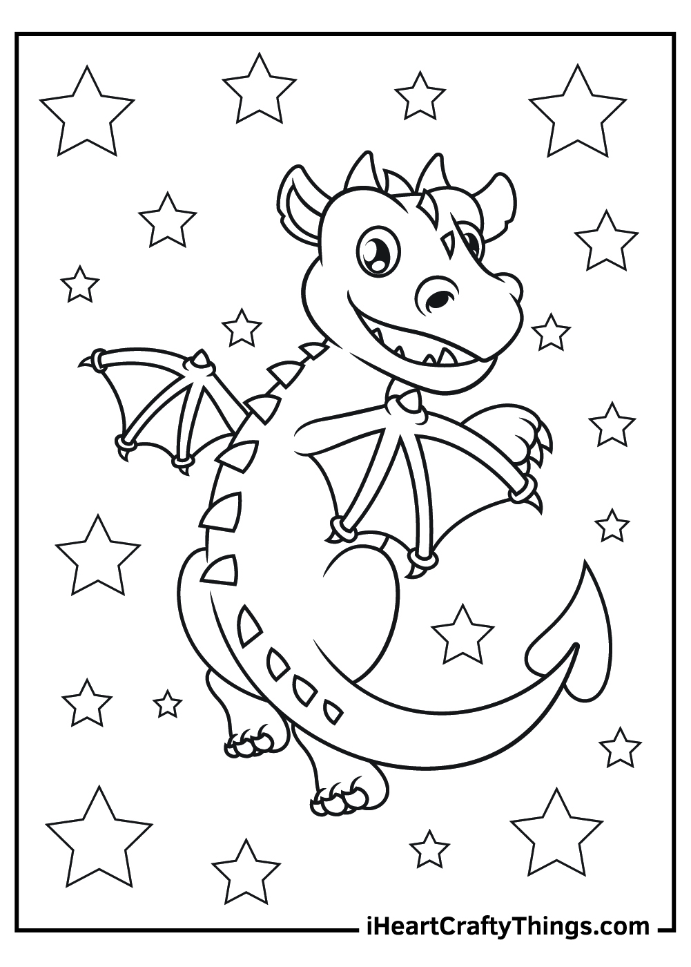 baby dragon coloring pages free printable