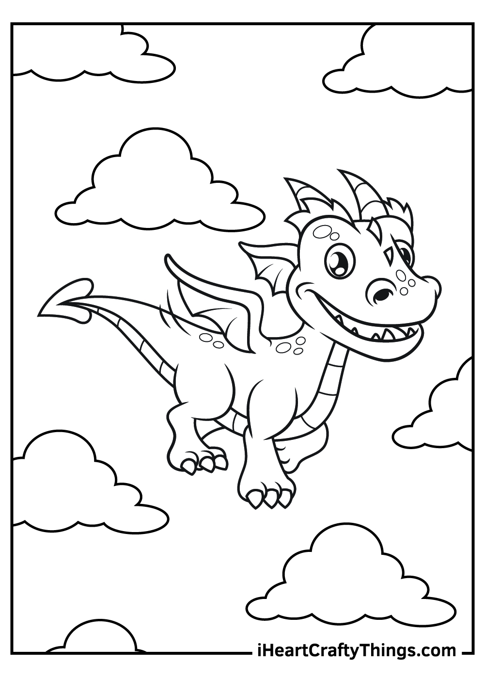 realistic water dragon coloring pages