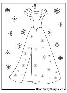 Printable Dress Coloring Pages (Updated 2021)