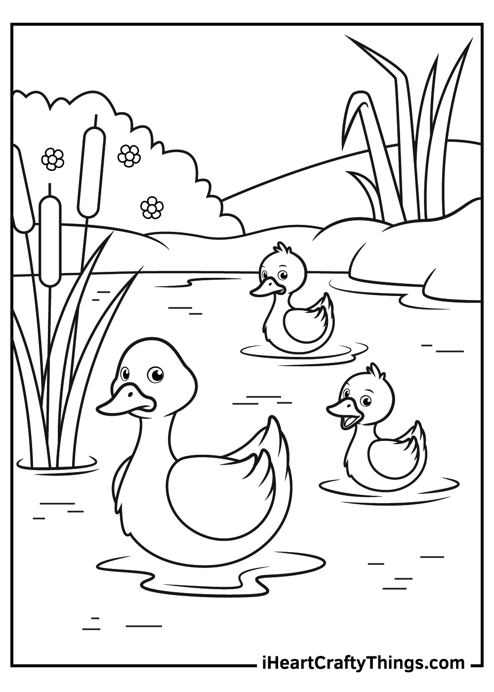 Duck Coloring Pages (Updated 2021)