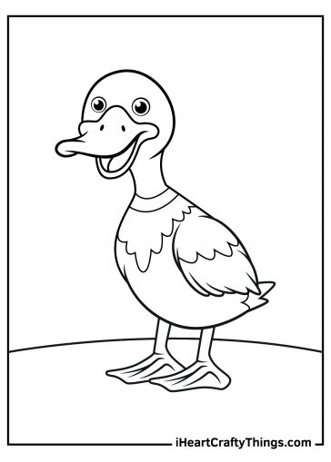 15 Duck Coloring Pages (100% Free Printables)