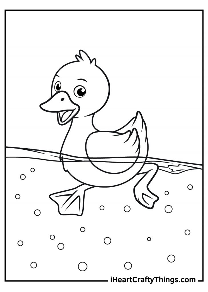 15 Duck Coloring Pages (100% Free Printables)