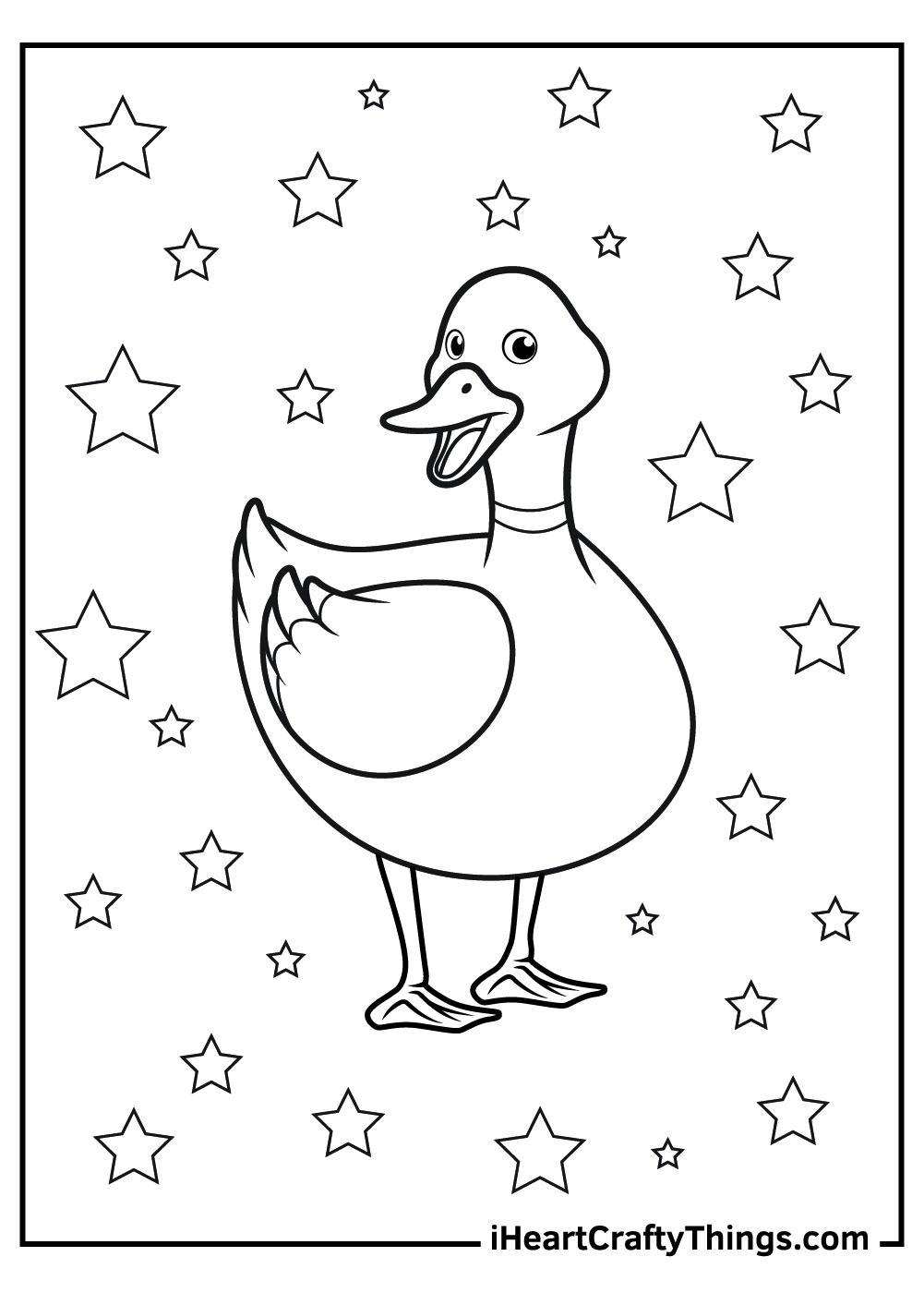 Paper Duck Coloring Pages - Free & Printable!