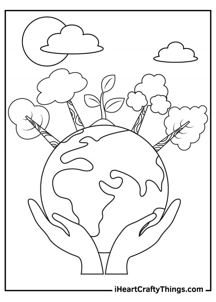 Coloring Sheets Earth Day Printables