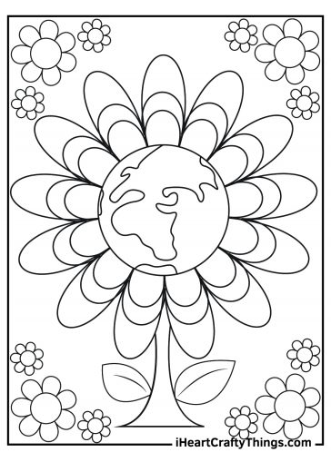 10 Earth Day Coloring Pages (100% Free Printables)