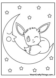 Printable Eevee Pokemon Coloring Pages (Updated 2021)