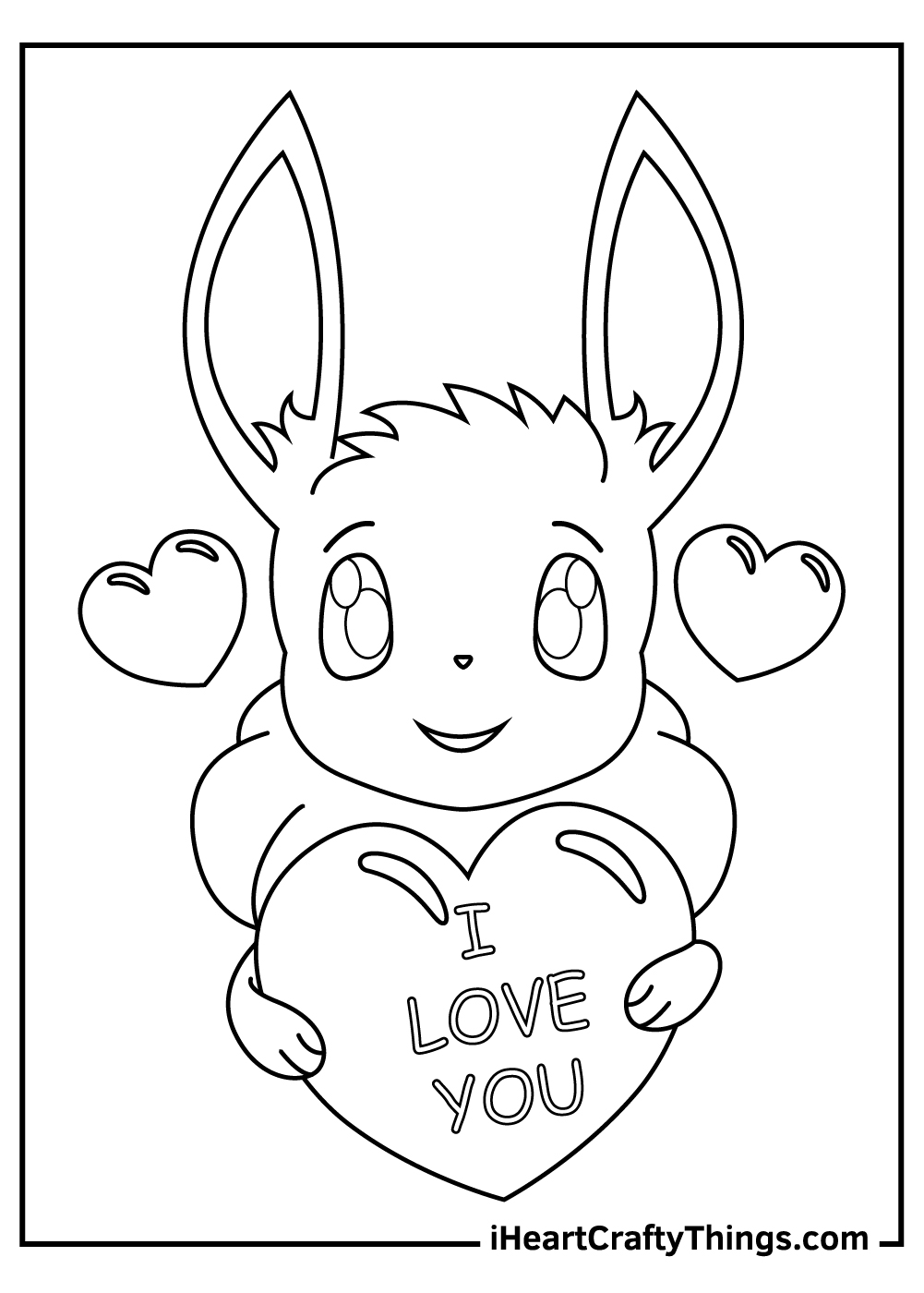 Printable Eevee Pokemon Coloring Pages (Updated 2024)