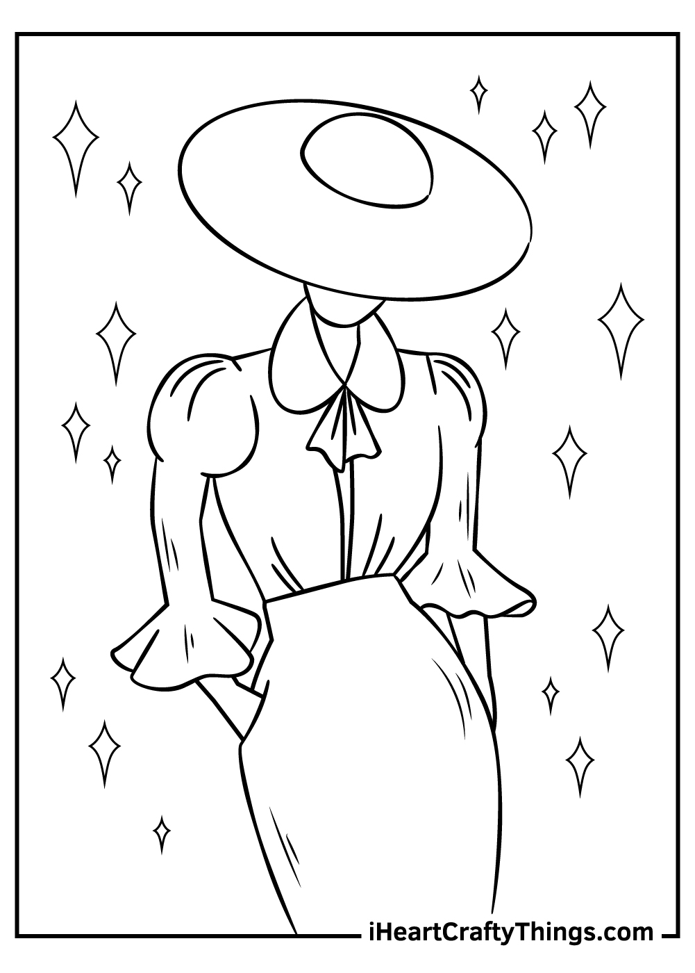 coloring pages fashion