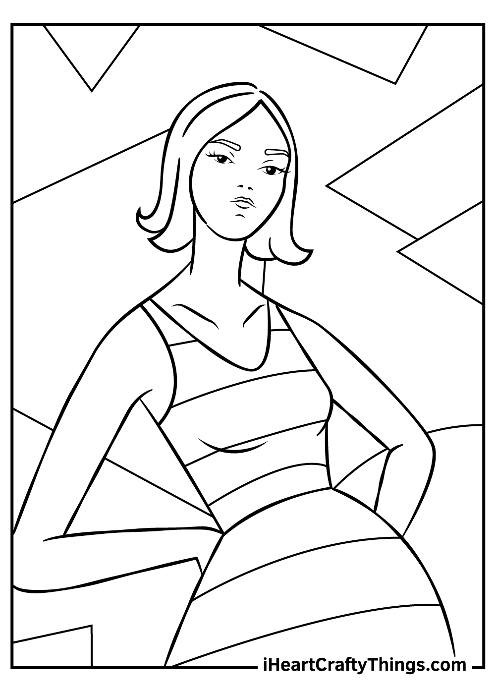 fashion coloring pages for girls printable