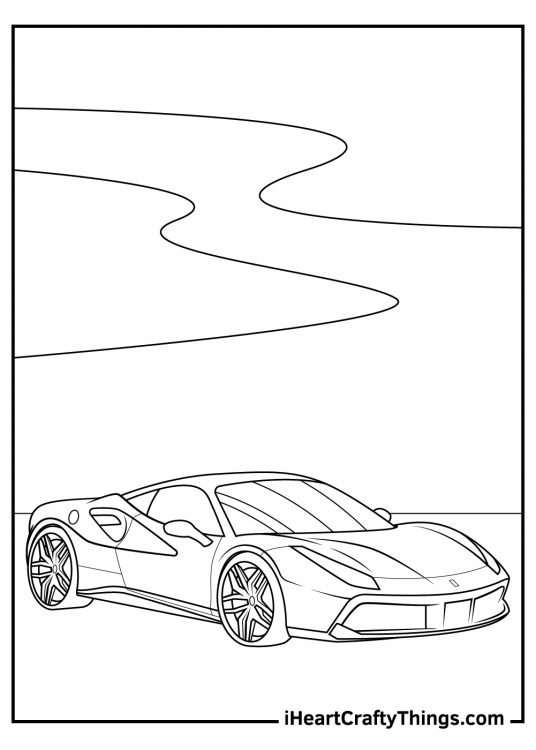 20 Ferrari Coloring Pages (100% Free Printables)