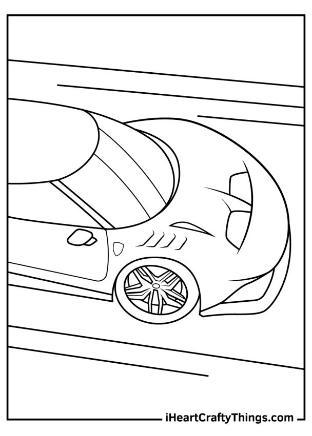 Ferrari Coloring Pages (100% Free Printables)