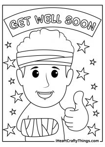 Get Well Soon Coloring Pages (100% Free Printables)