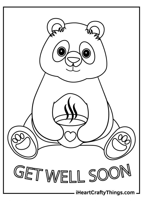 Get Well Soon Coloring Pages (Updated 2021)