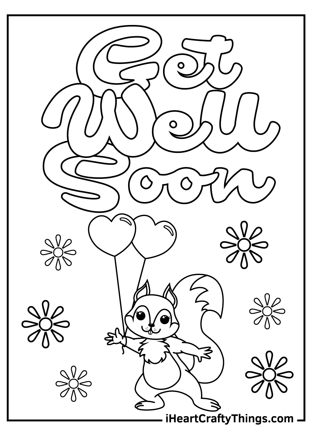 get well soon coloring pages updated 2022