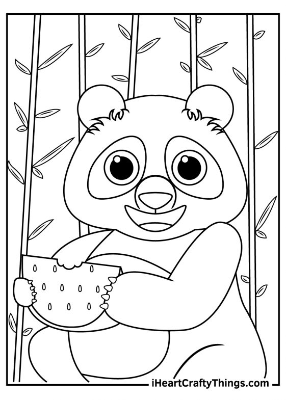 30 Giant Panda Coloring Pages (100% Free Printable PDF)
