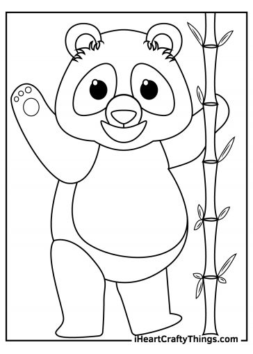 Giant Panda Coloring Pages (Updated 2024)